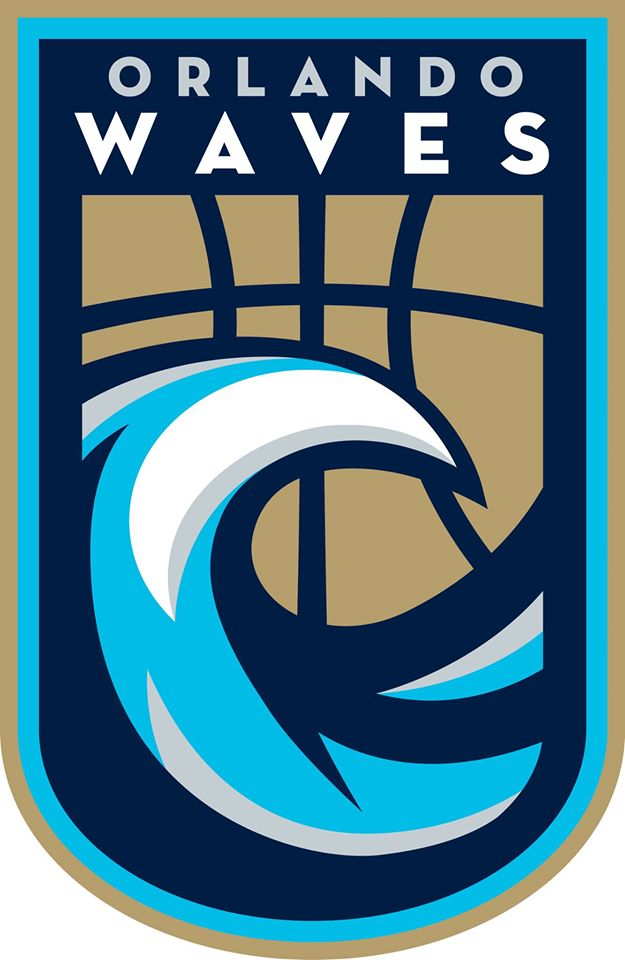 Orlando Waves 2016-Pres Secondary Logo iron on transfers for T-shirts